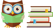 Owl and Books Icon